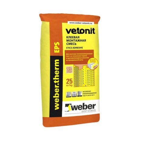 Клеевая смесь Weber.Vetonit therm EPS (25 кг)