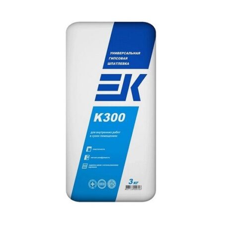 Шпаклевка гипсовая универсальная ЕК K300 (3кг)