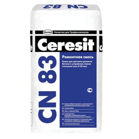 Ремонтная смесь Ceresit CN 83 для бетона (25кг)