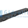 Комплект Gidrolica Light: лоток водоотводный ЛВ -10.11,5.9,5 - пластиковый с решеткой РВ- 10.11.50 пластиковой ячеистой, кл. B125