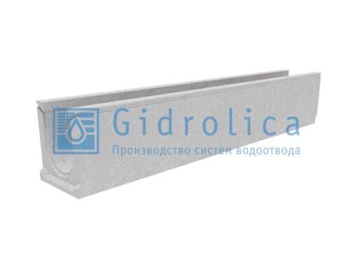 Лоток водоотводный бетонный коробчатый (СО-100мм), с уклоном 0,5% КUу 100.16,3 (10).16,7(12,7) - BGU, № 7