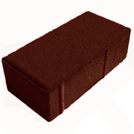Брусчатка шоколад «Кирпич» 200x100x80 (полный прокрас)